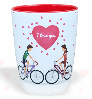 Picture of C352-3 Valentine Mug 3" Two Tone (Gift Box)